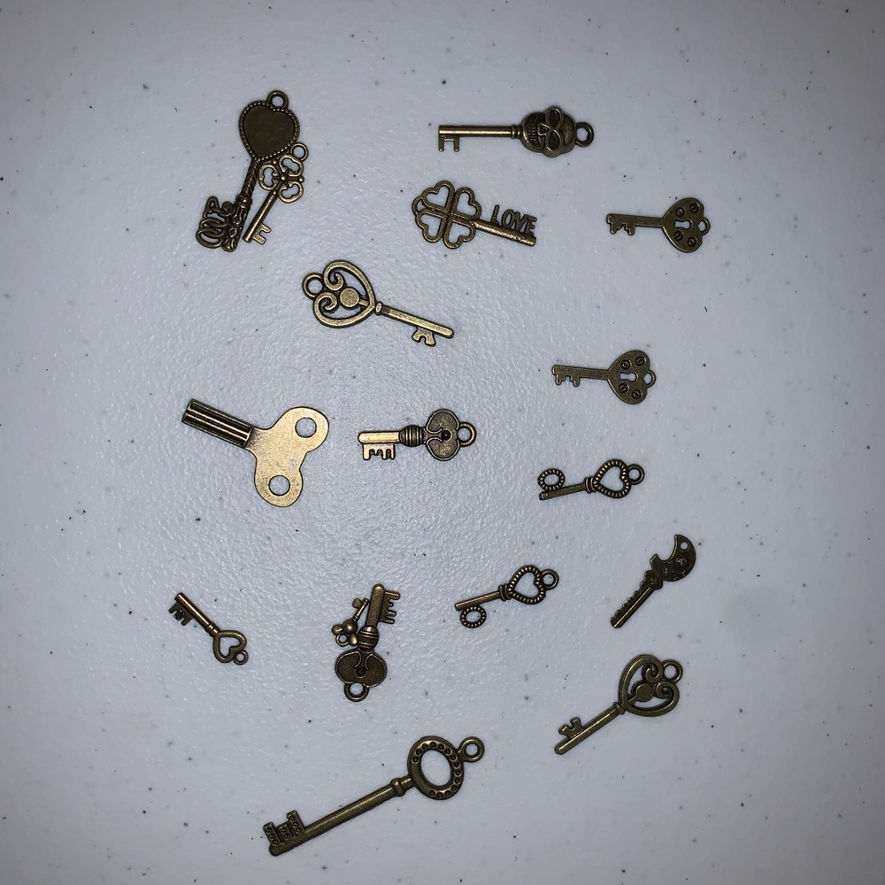 Vintage Key Charms